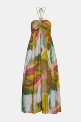 Lavender Yazmina Dress in Marble Maxi Dress