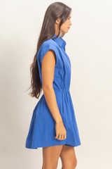 Seashell Daly Shirred Mini Dress Mini Dress
