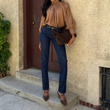 Rosy Brown Kamra Heel Heel