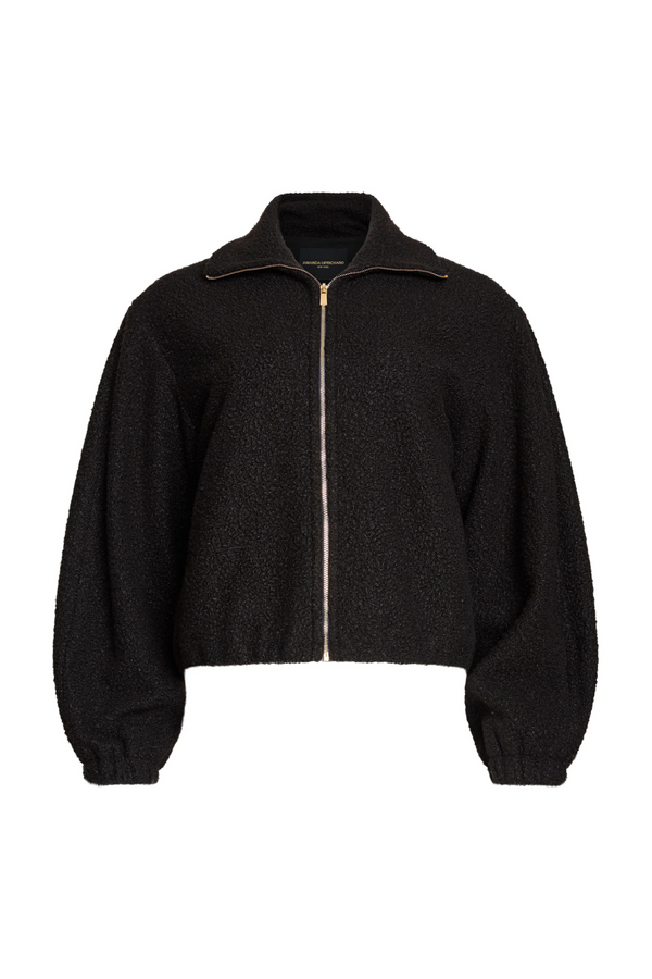 Black Como Bomber Jacket Jacket