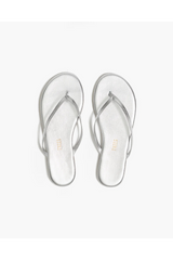 White Smoke Lily Metallics | Fairylust Flip Flop