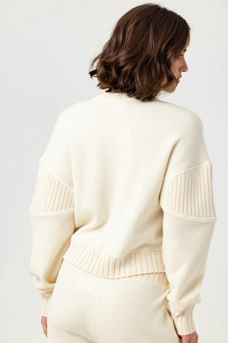 Antique White Senette Pullover Sweater