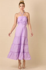 Tan Tied & True Maxi Dress Maxi Dress