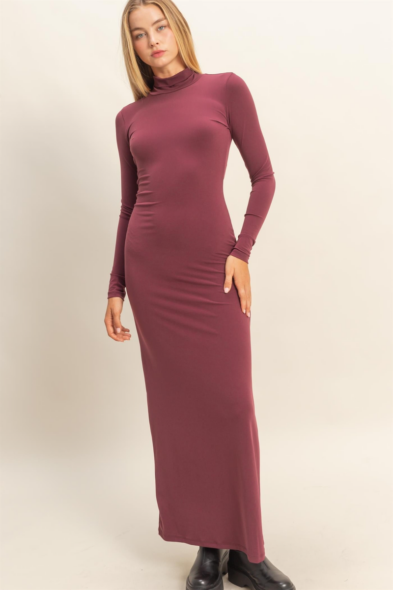 Sienna Hoyt Turtleneck Maxi Dress Maxi Dress