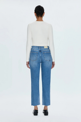 Lavender Charlie High Rise Classic Straight Jean | Rhythm Vintage Jeans