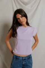 Gray Porter Cap Sleeve Tee T Shirt