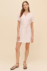 Light Gray Short Sleeve Raglan Mini Dress Mini Dress