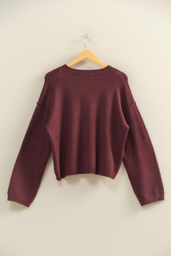 Dark Slate Gray Eddie Button Down Cardigan Cardigan