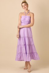 Tan Tied & True Maxi Dress Maxi Dress