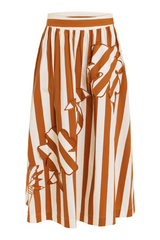 White Smoke Kit Skirt in Ceramica Midi Skirt