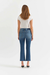 Lavender Shy Girl High Rise Crop Flare | Influencer Jeans