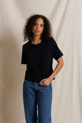 Gray Atlas Heavy Jersey Crewneck Tee Tee