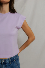 Dark Gray Porter Cap Sleeve Tee T Shirt