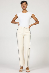 Lavender Taylor Mid Rise Clean Hem Jean | Cookies n Cream Jeans