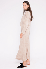 White Smoke Sweater Boat Neck Top Sweater