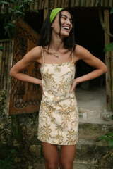Black Maude Tiki Tide Mini Dress Mini Dress