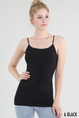 Light Gray Tayna Long Cami Tank Top