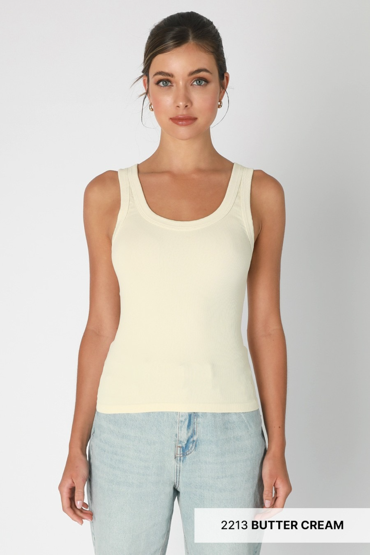 Belle Reversible Ribbed Tank – Two Cumberland
