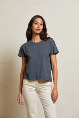Gray Harley Boxy Crew Tee T Shirt