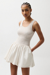 Lavender Ilona Bubble Hem Dress Mini Dress