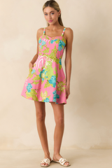 Light Gray Bardot Mini Dress in Bamboo Room Mini Dress