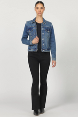 Light Gray Ainsley Denim Jacket Denim Jacket