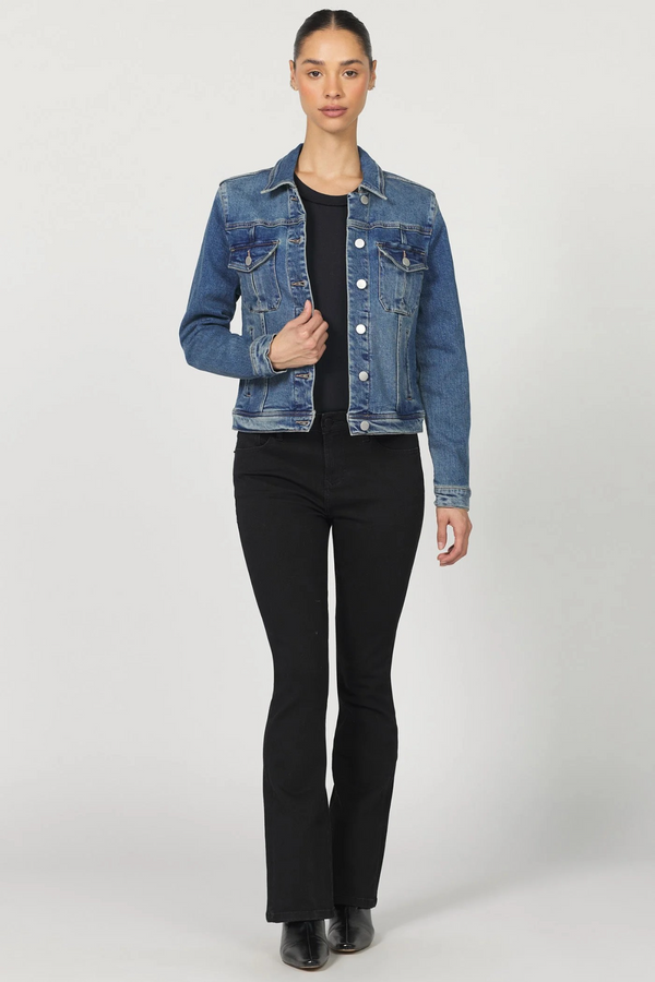 Light Gray Ainsley Denim Jacket Denim Jacket