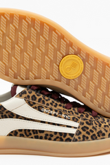White Smoke Fez Sneaker | Leopard Sneaker