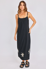 Light Gray Neptune Embroidered Maxi Dress Maxi Dress