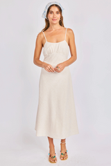 Light Gray Sandbar Tank Dress Midi Dress