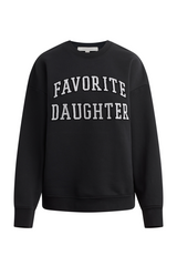Black The Collegiate Embroidery Sweatshirt Sweatshirt