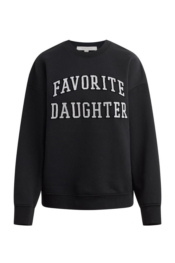 Black The Collegiate Embroidery Sweatshirt Sweatshirt