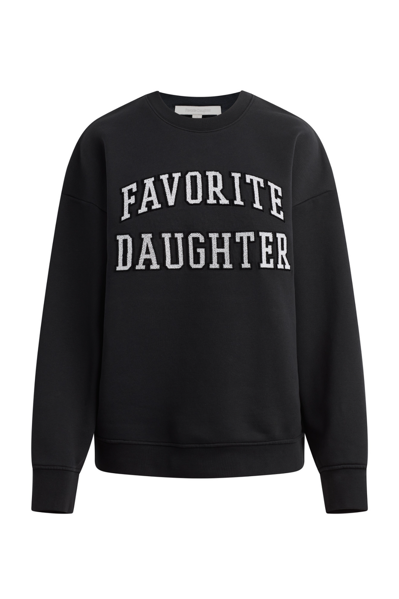 Black The Collegiate Embroidery Sweatshirt Sweatshirt