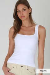 Gray Langley Clean Line Square Top Tank Top