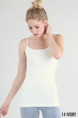 Light Gray Tayna Long Cami Tank Top