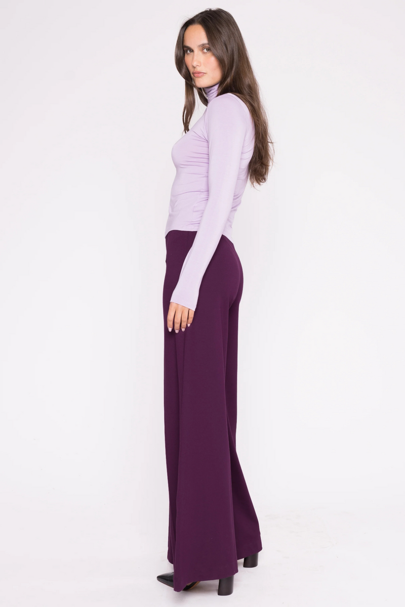 White Smoke Ripley Turtleneck Top