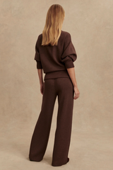 Rosy Brown The Wide Leg Pant 30 Pant