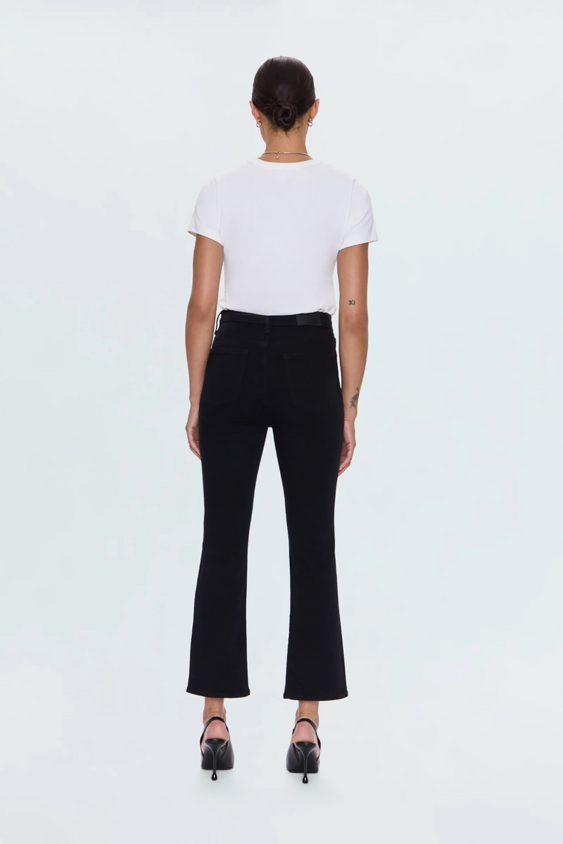 Lavender Lennon High Rise Crop Boot Jean | Noir Jeans