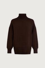 Beige Baker High Neck Sweat Sweatshirt