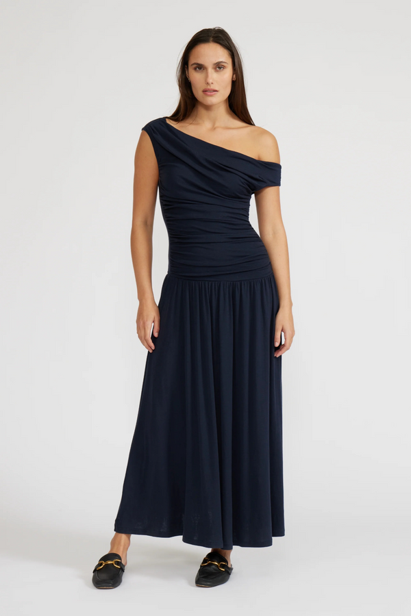 Black Larson Knit Dress Maxi Dress