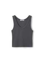 Dark Slate Gray Blondie Ribbed Tank Tank