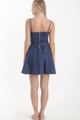White Smoke Lola Denim Mini Dress Mini Dress