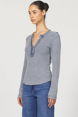 Light Gray Luna Top Top