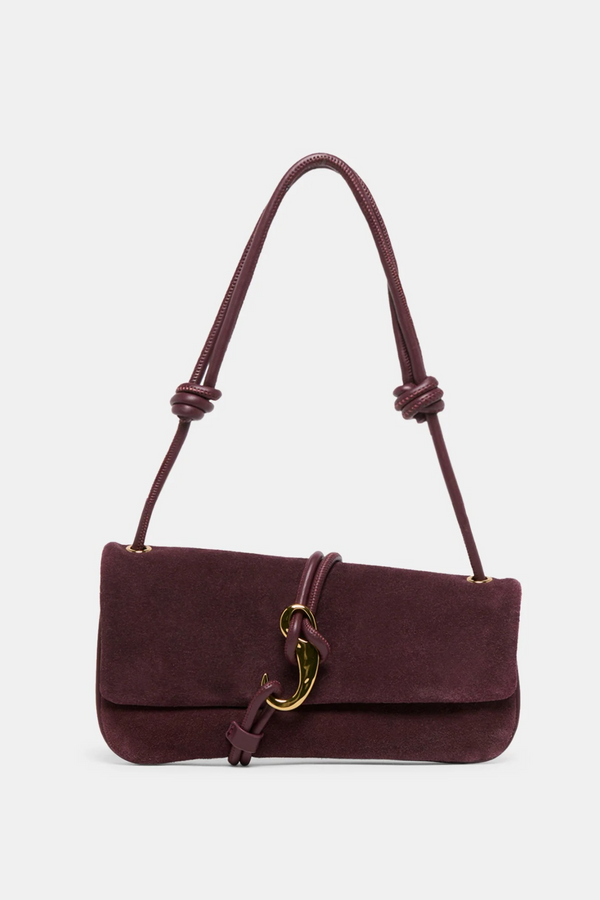 Dark Slate Gray Alice Slant Baguette purse