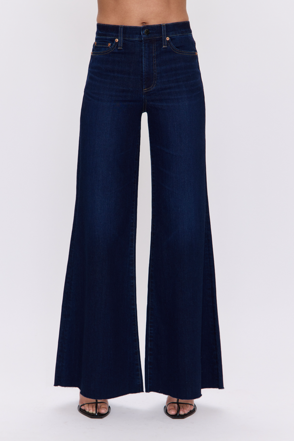Lavender Izzy Mid Rise Wide Jean | Tristesse Jeans
