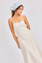 Light Gray Sandbar Tank Dress Midi Dress