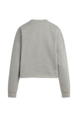 Dark Gray The Cropped Collegiate Sweatshirt Sweatshirt