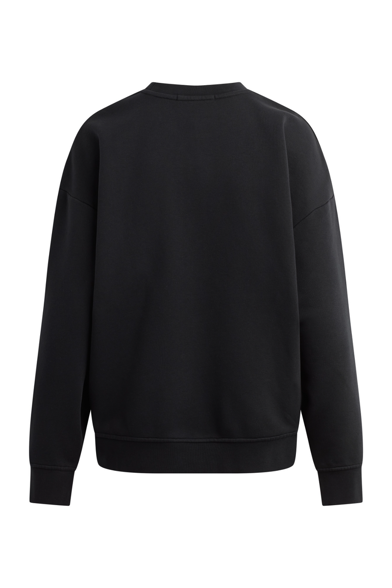 Black The Collegiate Embroidery Sweatshirt Sweatshirt