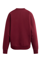 Dark Red The Collegiate Embroidery Sweatshirt Sweatshirt