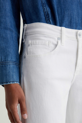 Lavender Adria Low-Rise Wide Leg | Gallery White Jeans
